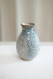 Titanium Small Bulbous Carved Vase