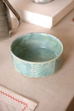 Celadon Fishtail-Carved Shallow Bowl